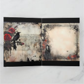 Gothic Wir wünschen dir frohe Weihnachten Karte (Innenseite)