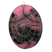 Gothic Wirbel Fraktal Dart Board Dartscheibe (Vorderseite rechts)