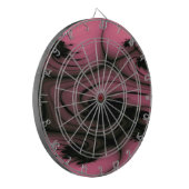 Gothic Wirbel Fraktal Dart Board Dartscheibe (Vorderseite Links)