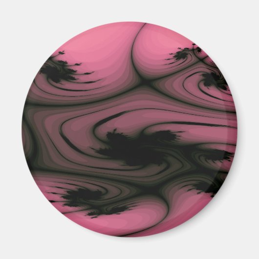 Gothic Wirbel Magnet (Vorne)