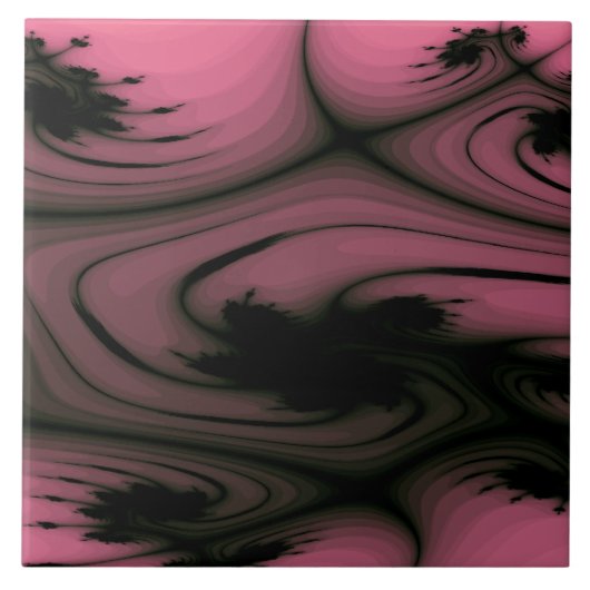 Gothic Wirbel Tile Fliese (Vorderseite)