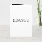 Gothic Wishs Karte (Rückseite)