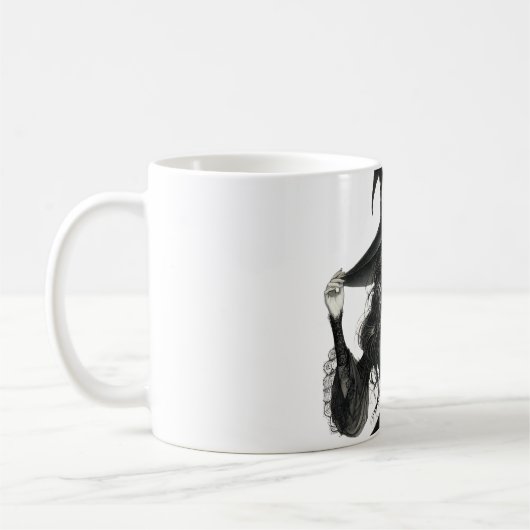 Gothic Witch Illustration Tasse (Links)
