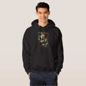 Gothic Witch Pagan Wiccan Wicca Roses & Skulls Hoodie (Vorne ganz)