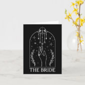 Gothic Witchy Bride Coven Tarot Matching Bachelore Karte (Gelbe Blume)