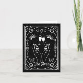 Gothic Witchy Coven Bride Tarot Halloween Bachelor Karte (Vorderseite)