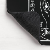 Gothic Witchy Coven Bride Tarot Halloween Bachelor Mousepad (Ecke)