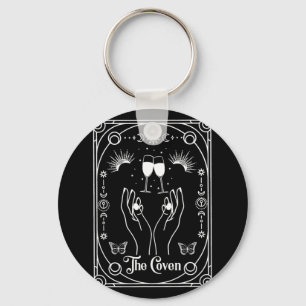 Gothic Witchy Coven Bride Tarot Halloween Bachelor Schlüsselanhänger