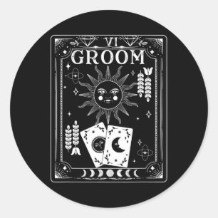 Gothic Witchy Coven Runder Aufkleber