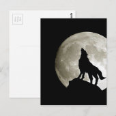 Gothic Wolf Postkarte (Vorne/Hinten)