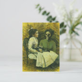 Gothic Wolfchild Postcard Postkarte (Stehend Vorderseite)