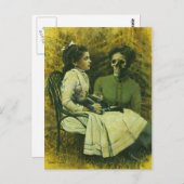 Gothic Wolfchild Postcard Postkarte (Vorne/Hinten)