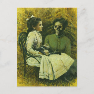 Gothic Wolfchild Postcard Postkarte