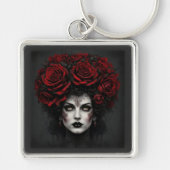 Gothic Woman Schlüsselanhänger (Vorne)