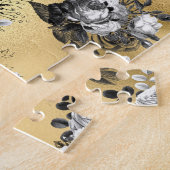 Gothic Yellow Blume Blätter Blumenbilder Puzzle (Seite)