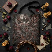 Gothic zerbrochenes Buntglas Dark Fantasy Tasche