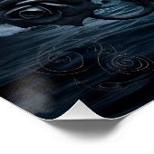 Gothic Zodiac Cancer – Mystieke Kreeft Illustratie Poster (Ecke)