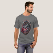 Gothic Zodiac Scorpio – Baroque Scorpion Art T-Shirt (Vorne ganz)