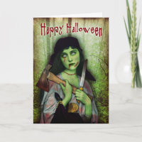 Gothic Zombie Girl Halloween Horror