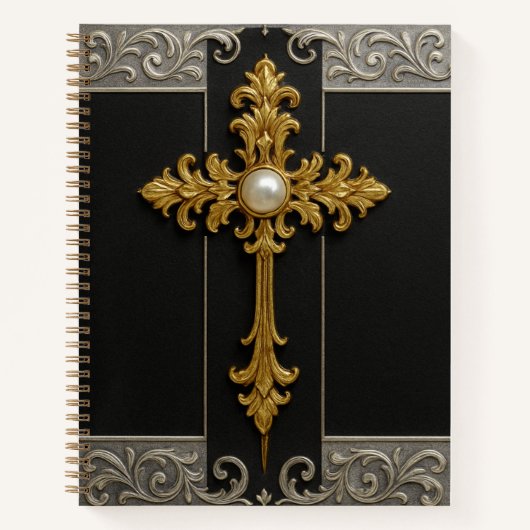 "Gothica Fides" Hardcover Bullet Journal Notizblock (Vorderseite)