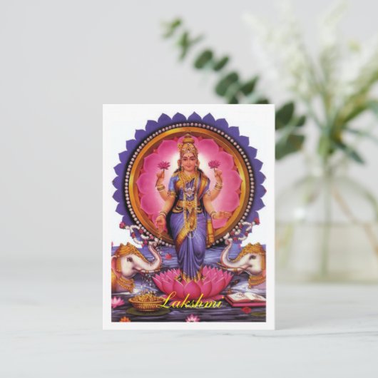 GothicChicz Lakshmi Postcard Postkarte (Stehend Vorderseite)