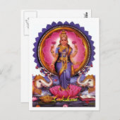 GothicChicz Lakshmi Postcard Postkarte (Vorne/Hinten)