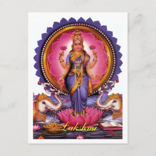 GothicChicz Lakshmi Postcard Postkarte (Vorderseite)
