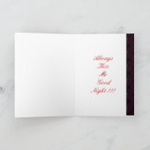 GothicChicz Rose Grußkarte Feiertagskarte (Innenseite)