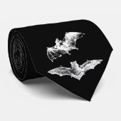 GOTHISCHE BATS-KRAWATTE KRAWATTE (Gerollt)