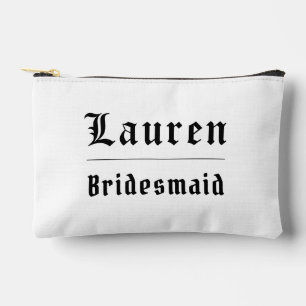 Gothische Brautjungfer-Tasche mit melancholischer  Zubehörtasche