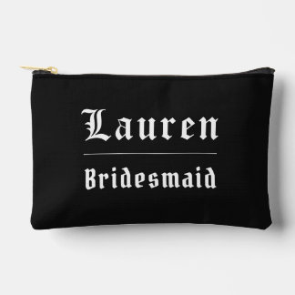 Gothische Brautjungfer-Tasche mit melancholischer Zubehörtasche