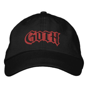 Gothische einfache fette Typografie Bestickte Baseballkappe