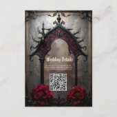 Gothische Ewige Liebe Begleitkarte (Vorderseite)