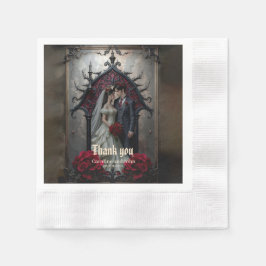 Gothische ewige Liebe  Serviette