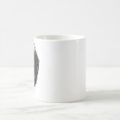Gothische Fledermaus liest dunkles Zauberbuch Kaffeetasse (Mittel)