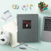 Gothische Frau Aufkleber (iPad Hülle)