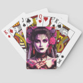 Gothische hispanische Frau Spielkarten (Rückseite)