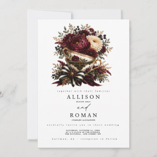 Gothische Hochzeitseinladung