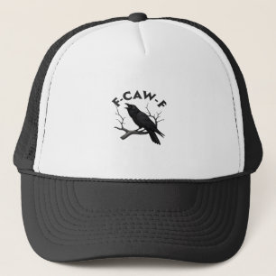 Gothische Krähe Lustiger F-Caw-F Humor Essential K Truckerkappe