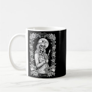 Gothische Krankenschwester Skelett Dunkle Medizin  Kaffeetasse