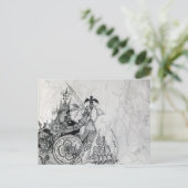 GOTHISCHE KRIEGER, Barbarische Ritter, Fantasie Postkarte (Stehend Vorderseite)