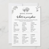 GOTHISCHE LIEBE Was ist in deinem Handschuhspiel? Einladung (Vorderseite)