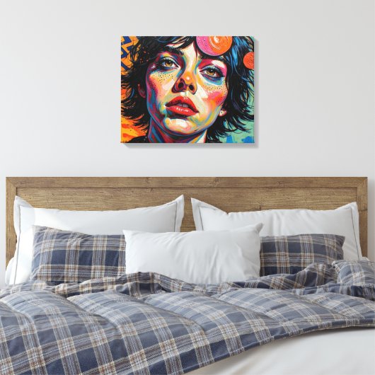 GOTHISCHE ÖDNIS 26 LEINWANDDRUCK (Insitu (Schlafzimmer))