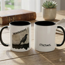Gothische Raben-Kunst literarisches Geschenk