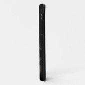 Gothische Rosenanordnung schwarze Blume Case-Mate iPhone Hülle (Hinten/Links)