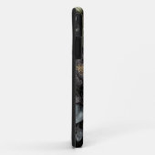 Gothische Rosenanordnung schwarze Blume Case-Mate iPhone Hülle (Hinten/Rechts)