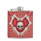 Gothische Schädelknochen auf den Spinnen des Roten Flachmann (Vorderseite)