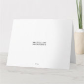 GOTHISCHE SKELETONS WEDING GRATULATIONS CARDS KARTE (Rückseite)