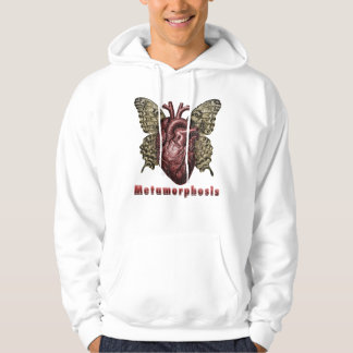 Gothische Surrealmetamorphose - Herz und Schmetter Hoodie