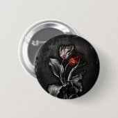 Gothische Tulpen Button (Vorne & Hinten)
